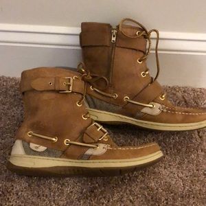 Women’s Sperry Top Sider 6.5 Gold Lace